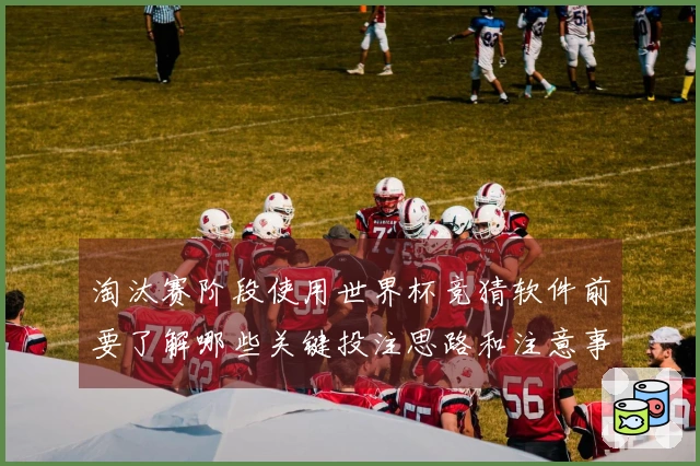 淘汰赛阶段使用世界杯竞猜软件前要了解哪些关键投注思路和注意事项